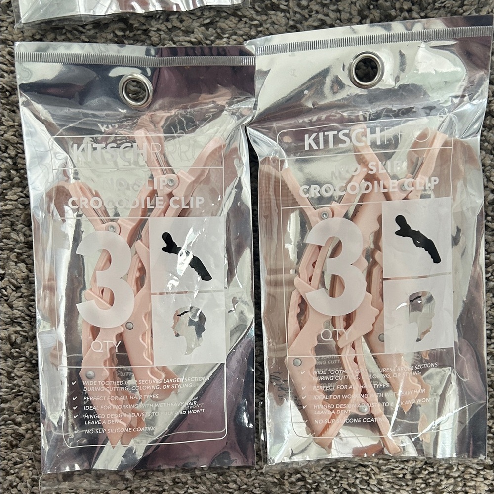 Kitsch Pink claw Clip Set - Picture 5 of 5